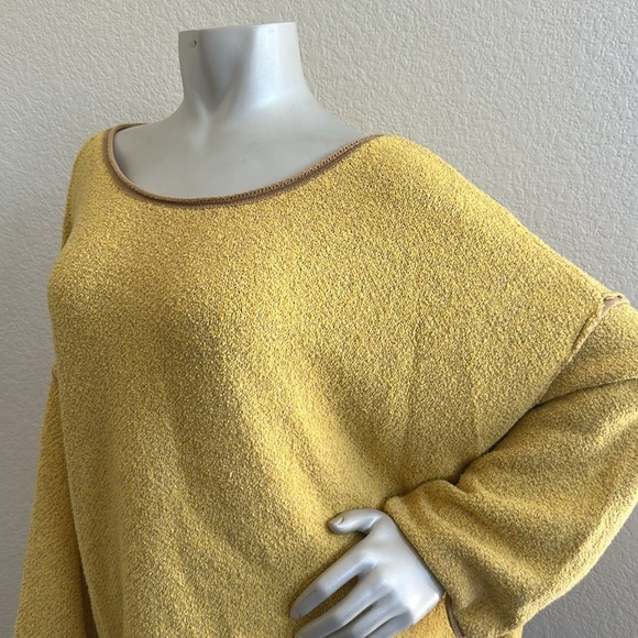 Free People Bardot Sweater in Sunset Combo (Yellow) - Picture 5 of 11